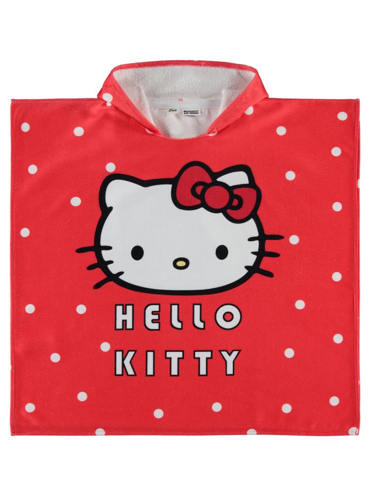 Hello Kitty Pelerin - Kırmızı