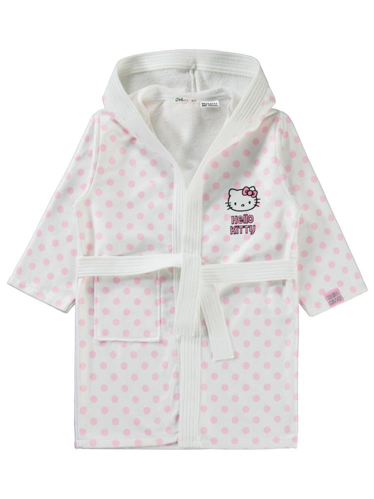 Hello Kitty Kız Çocuk Bornoz 2-10 Yaş - Pembe