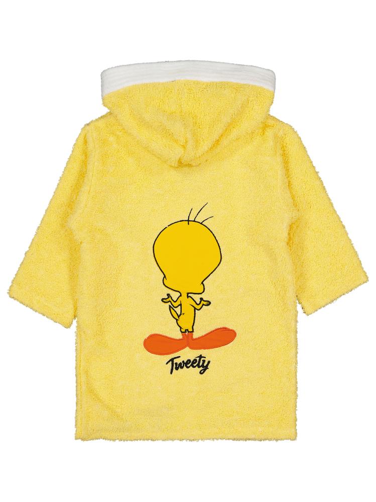 Tweety Kız Çocuk Bornoz 2-10 Yaş - Sarı