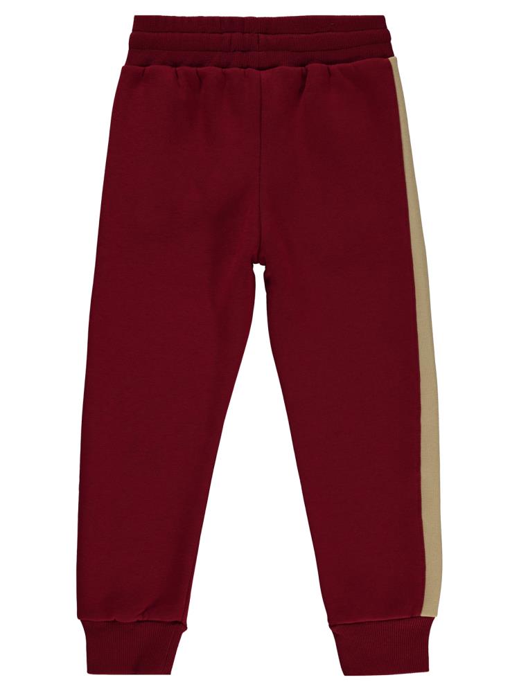 Civil Boys NY Nakışlı 6-9 Yaş Eşofman Altı - Bordo