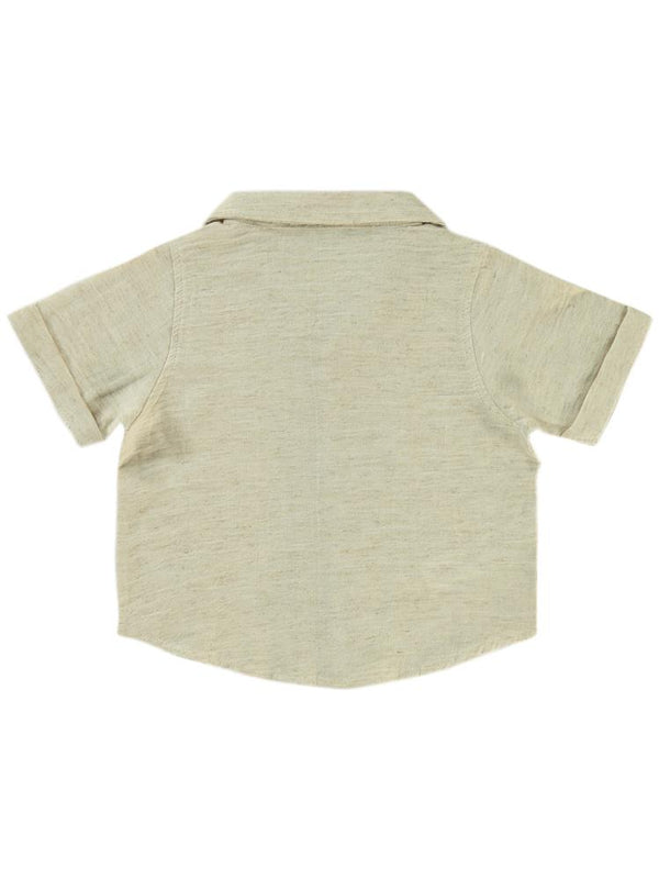 Pierre Cardin Triko Cepli 2-5 Yaş Gömlek - Bej