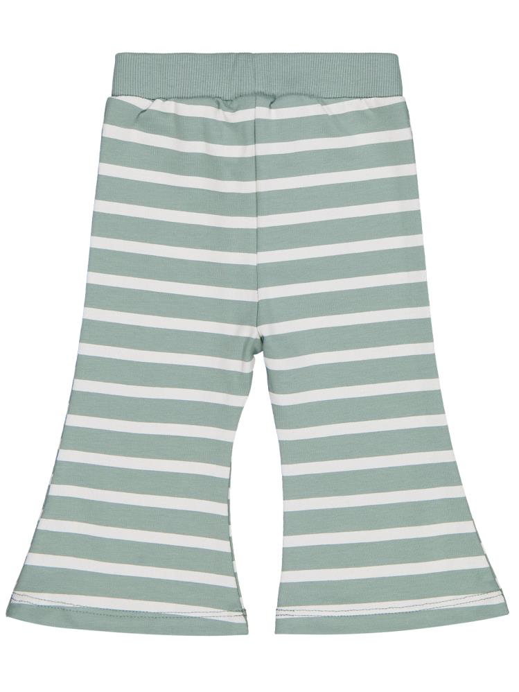 Civil Baby Çizgi Emp. Çiçek Nakışlı 6-18 Ay Eşofman Altı - Yeşil