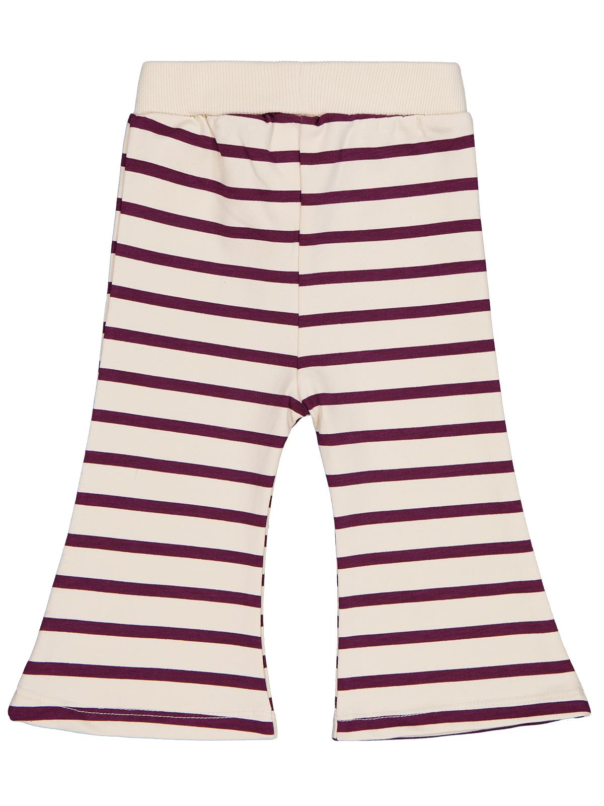 Civil Baby Çizgi Emp. Çiçek Nakışlı 6-18 Ay Eşofman Altı - Bej