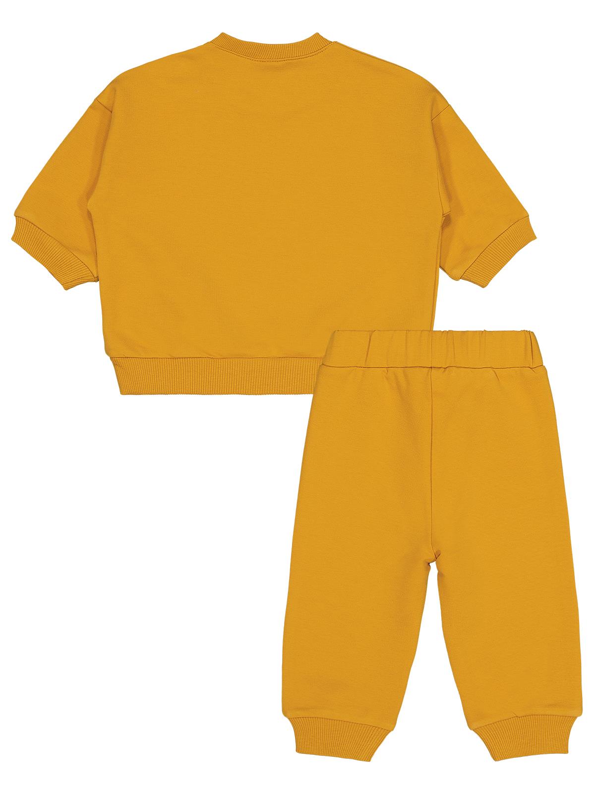 Civil Baby Baskılı 2'li 6-18 Ay Takım - Hardal