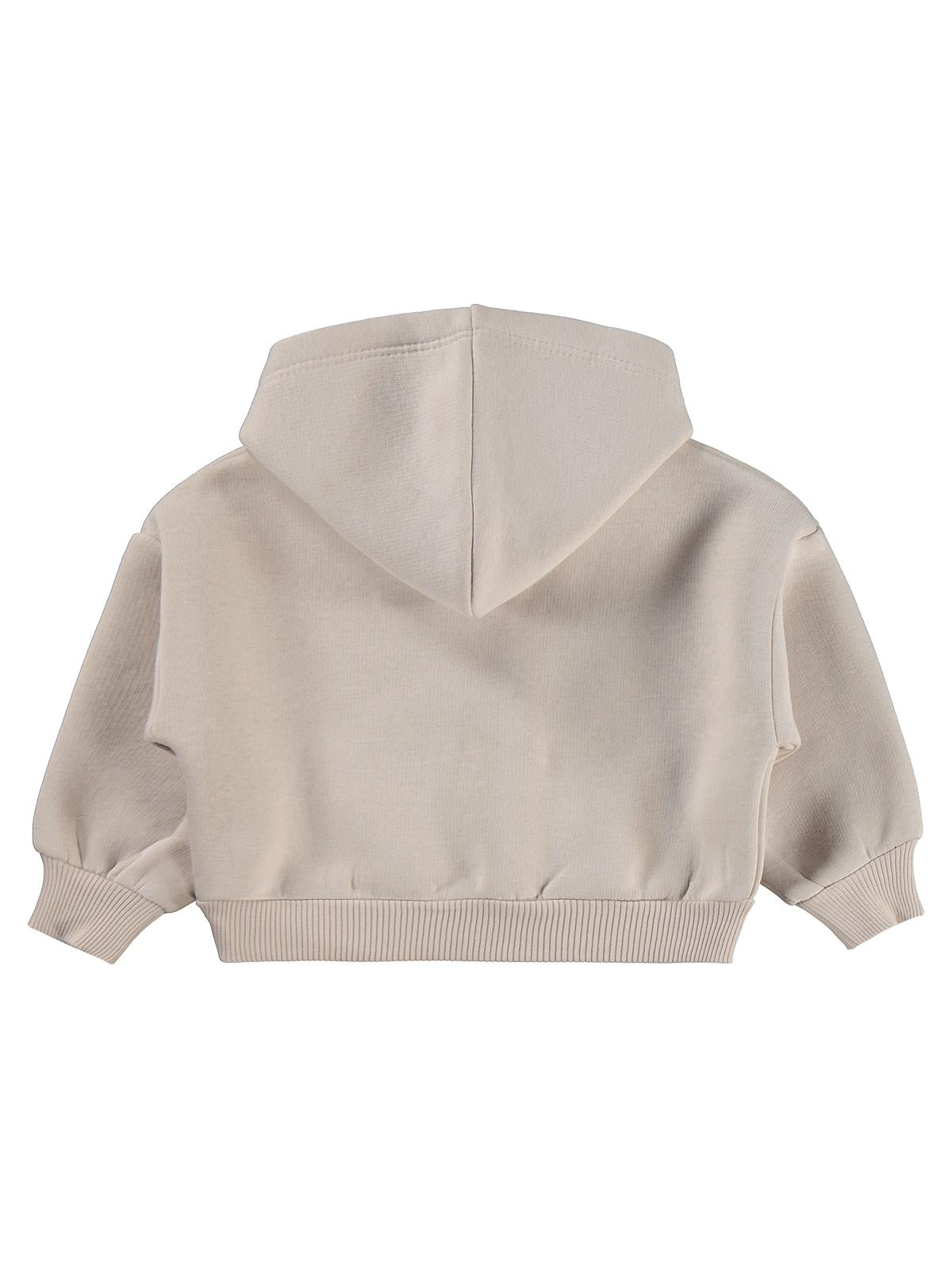 Civil Baby Kalp Nakışlı Basic 6-18 Ay Sweatshirt - Bej