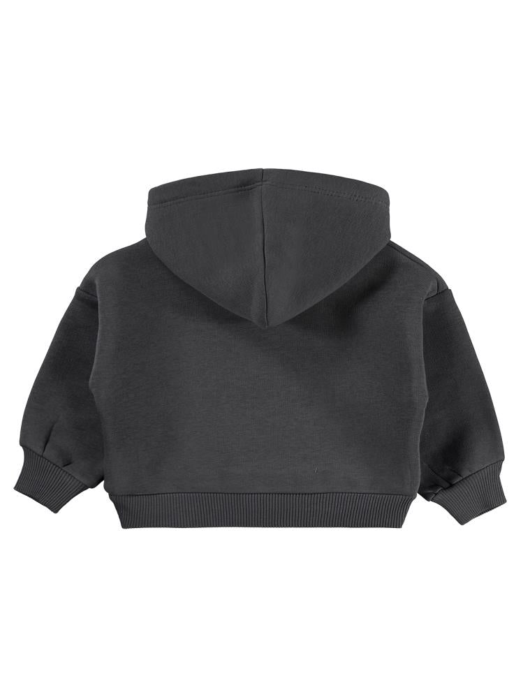 Civil Baby Kalp Nakışlı Basic 6-18 Ay Sweatshirt - Gri