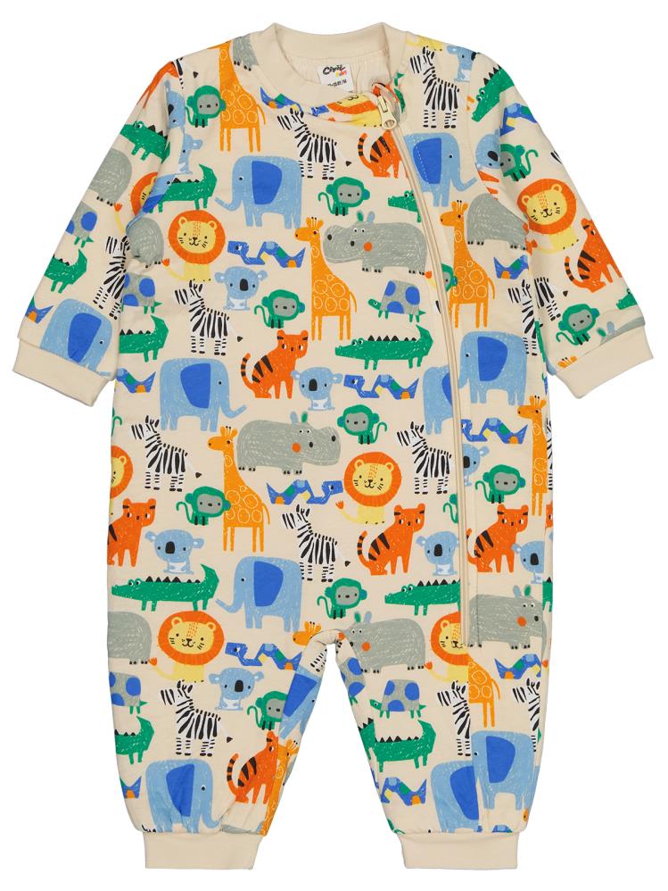 Civil Baby Safari Empirme 30 Gr 12-18 Ay Uyku Tulumu - Bej