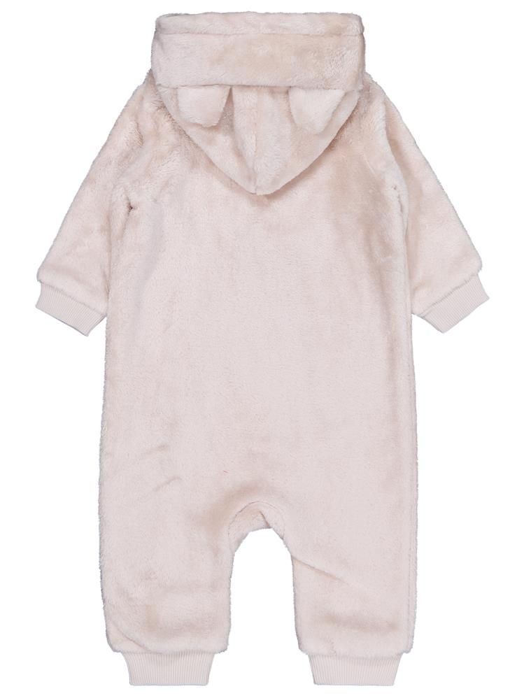 Civil Baby Fiyonk Meow Nakışlı 6-18 Ay Tulum - Bej