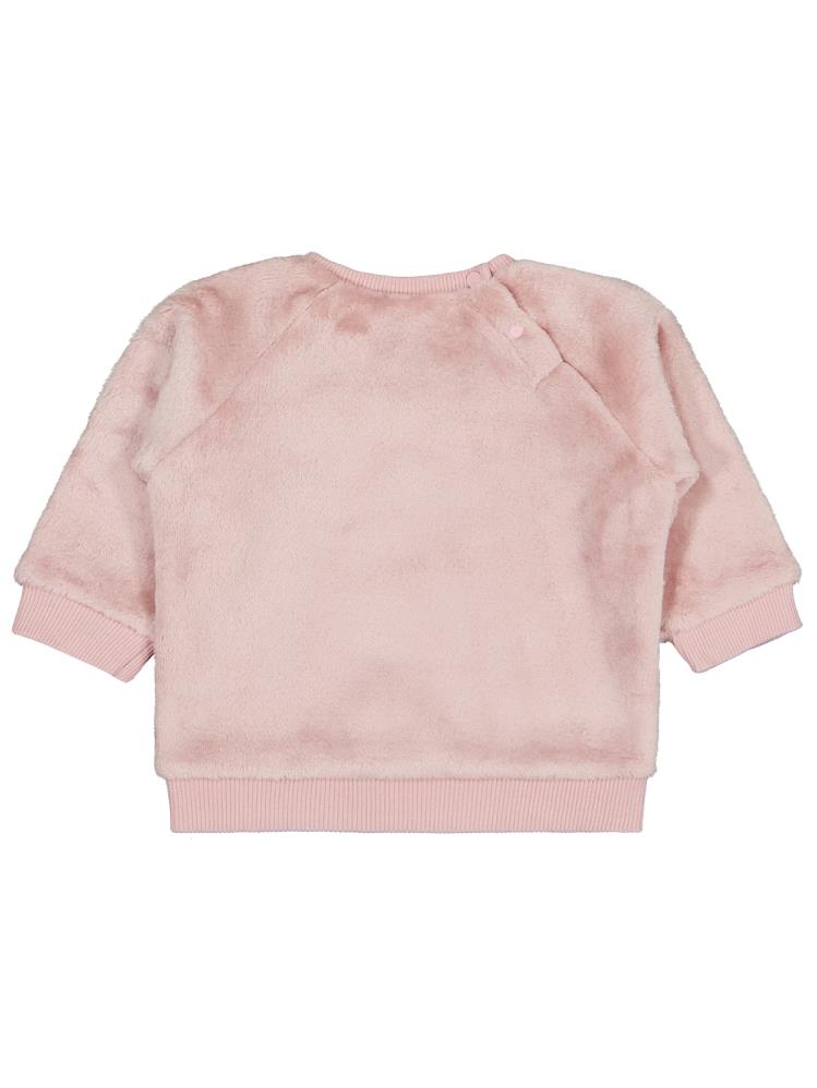 Civil Baby Fiyonk Meow Nakışlı 6-18 Ay Sweatshirt - Lila