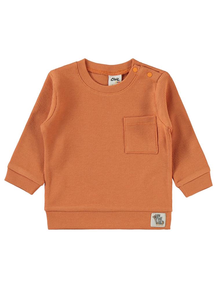 Civil Baby Süs Etiketli 6-18 Ay Takım - Turuncu