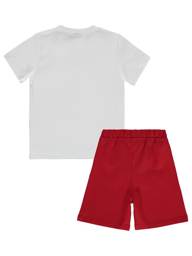 Civil Boys Süperman Krypto Baskılı 2-5 Yaş Takım - Beyaz