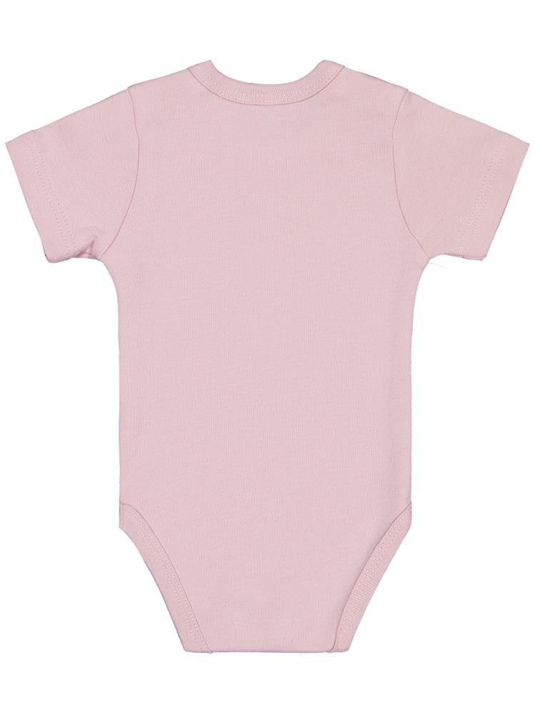 Civil Baby Çiçek Baskılı Prematüre Çıtçıtlı Badi - Pembe