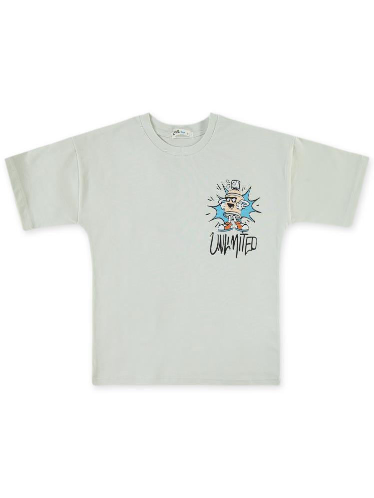 Civil Boys Kurukafa Baskılı 6-9 Yaş Pijama Takımı - Gri