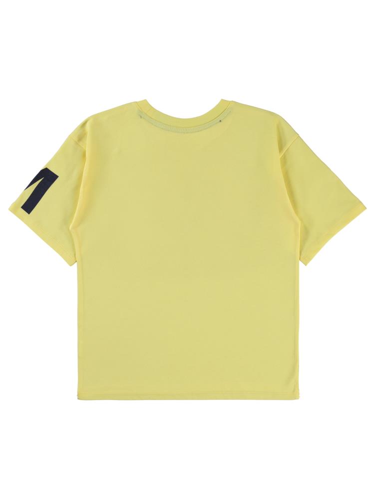 Civil Boys Stadıum Baskılı 10-13 Yaş Tişört - Sarı