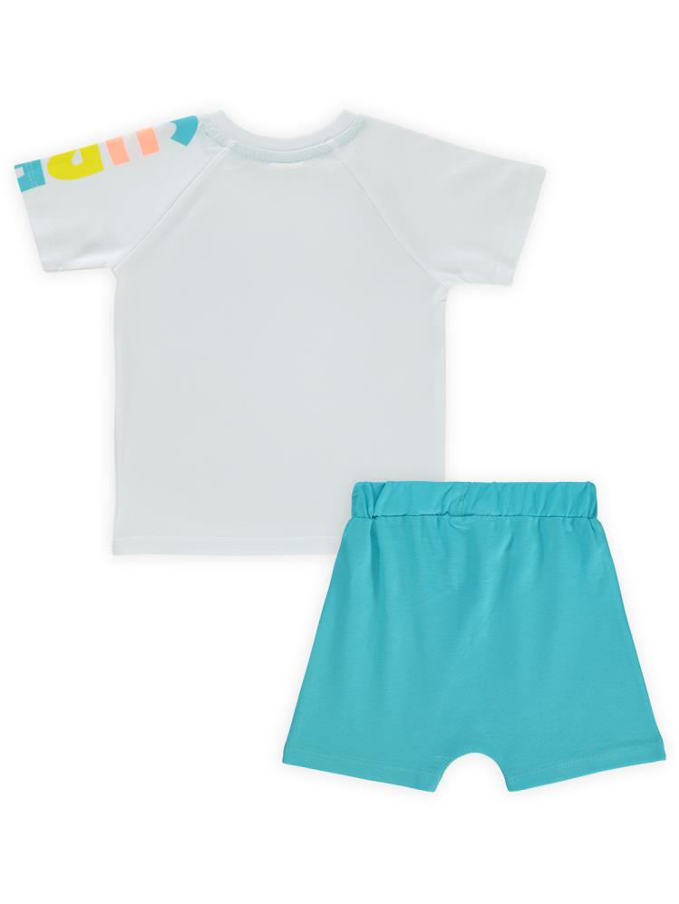 Civil Baby Surf Shark Baskılı 6-18 Ay Takım - Beyaz