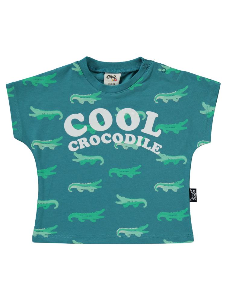 Civil Baby Cool Crocodile Empirme 6-18 Ay Takım - Yeşil