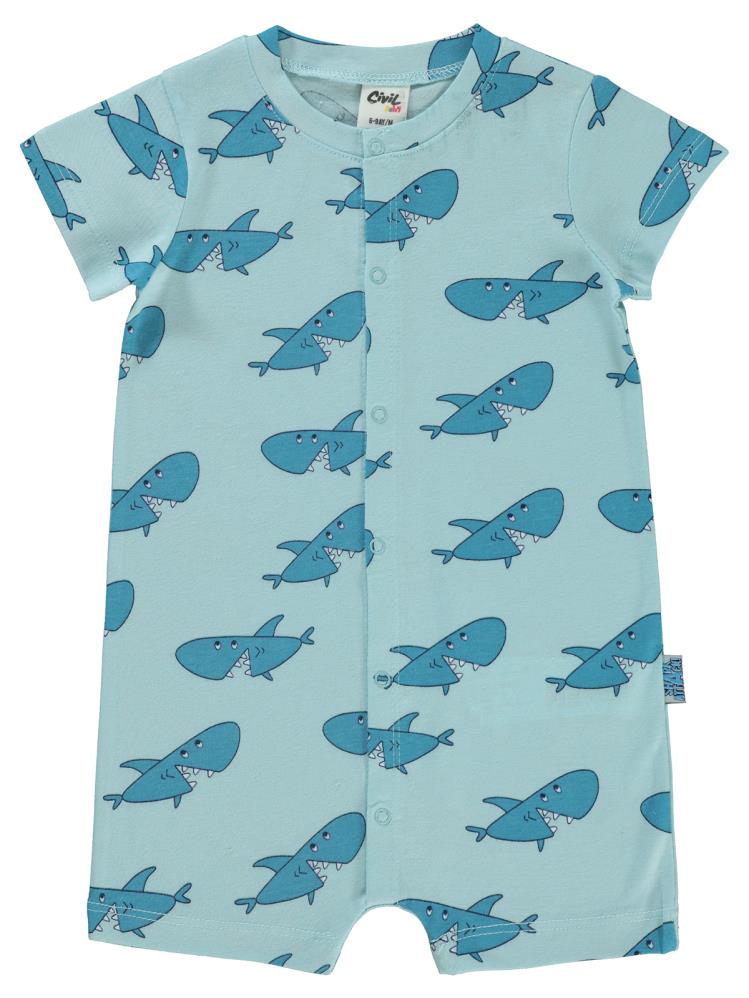 Civil Baby Shark Empirme 6-18 Ay Tulum - Mavi