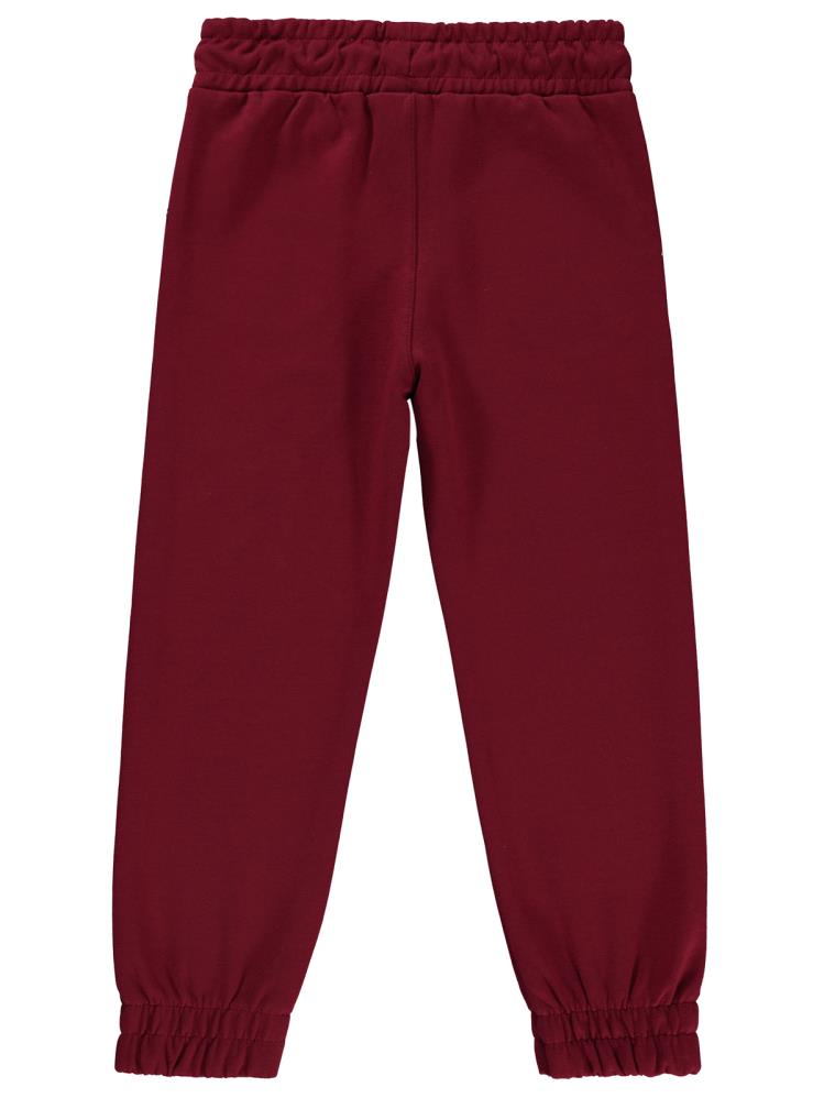 Civil Boys Champıons Baskılı 10-13 Yaş Eşofman Altı - Bordo