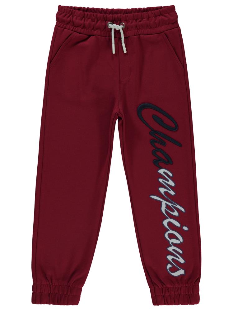 Civil Boys Champıons Baskılı 6-9 Yaş Eşofman Altı - Bordo