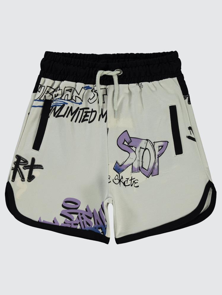 Civil Boys Street Style Emprime 6-9 Yaş Şort - Gri