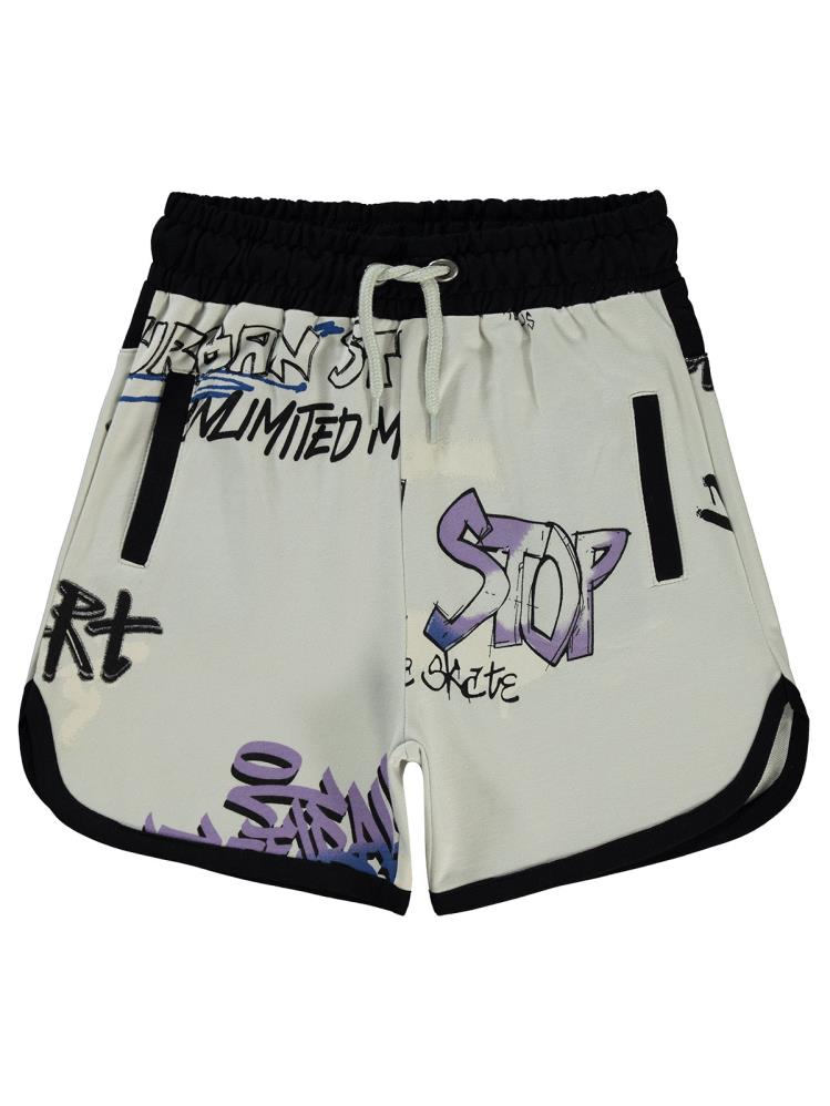 Civil Boys Street Style Emprime 10-13 Yaş Şort - Gri