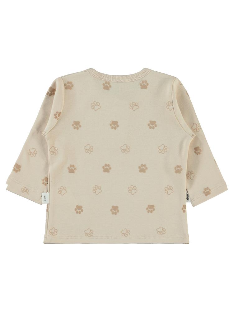 Civil Baby Pati Ayıcık Baskılı 6-18 Ay Sweatshirt - Fil Dişi