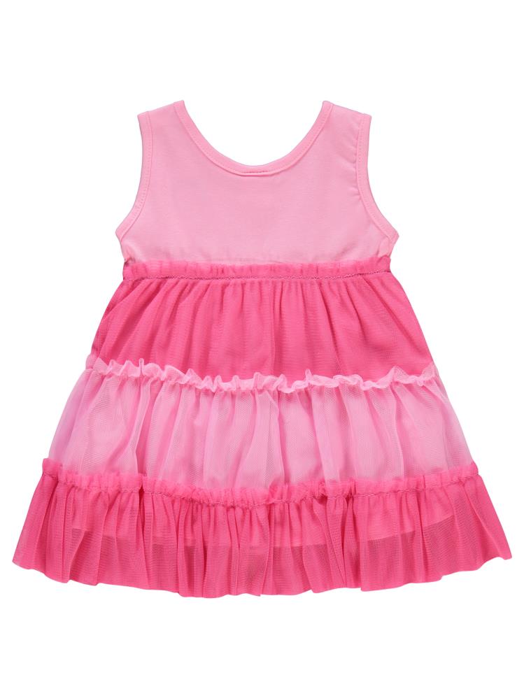 Civil Baby Tüllü 6-18 Ay Elbise - Pembe
