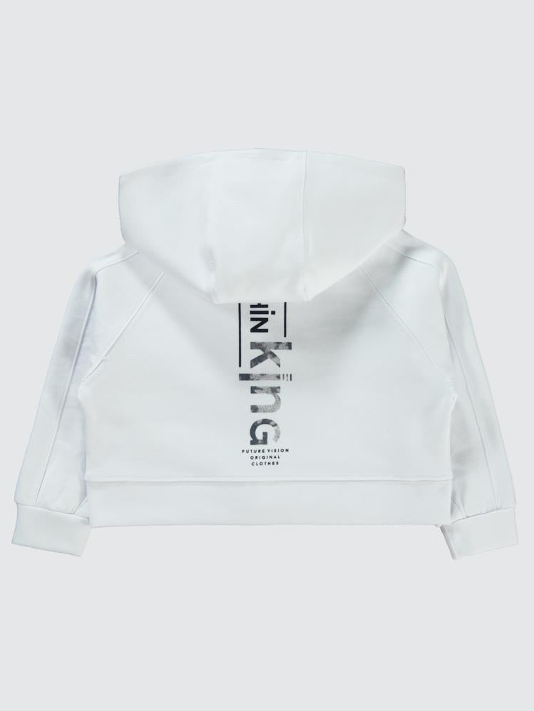 Civil Girls Batik Active Konsept 2-5 Yaş Hırka - Beyaz