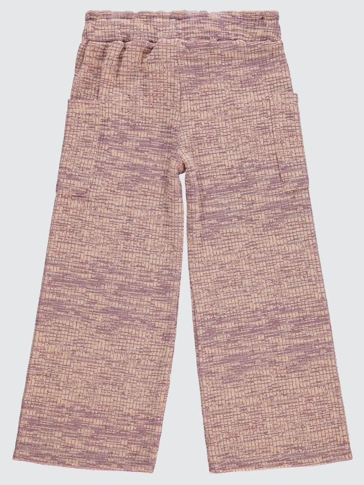 Civil Girls Renkli Melanjlı Kaşkorse 6-9 Yaş Pantolon - Pudra