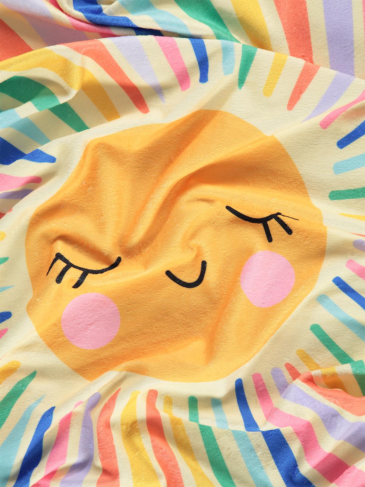 Civil Girls Güneş Baskılı 70x140 Cm Havlu - Sarı