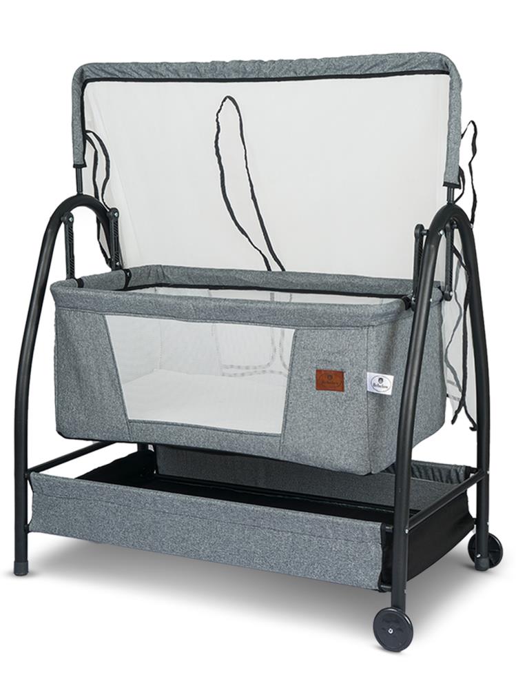 Bebelow Diamond Portatif Beşik - Gri