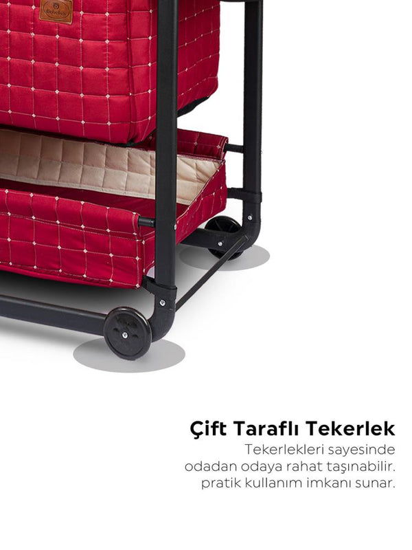 Bebelow Safir Portatif Beşik - Lacivert