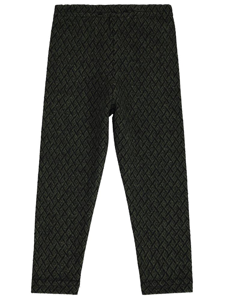 Civil Girls Etnik Desenli 2-5 Yaş Tayt - Yeşil