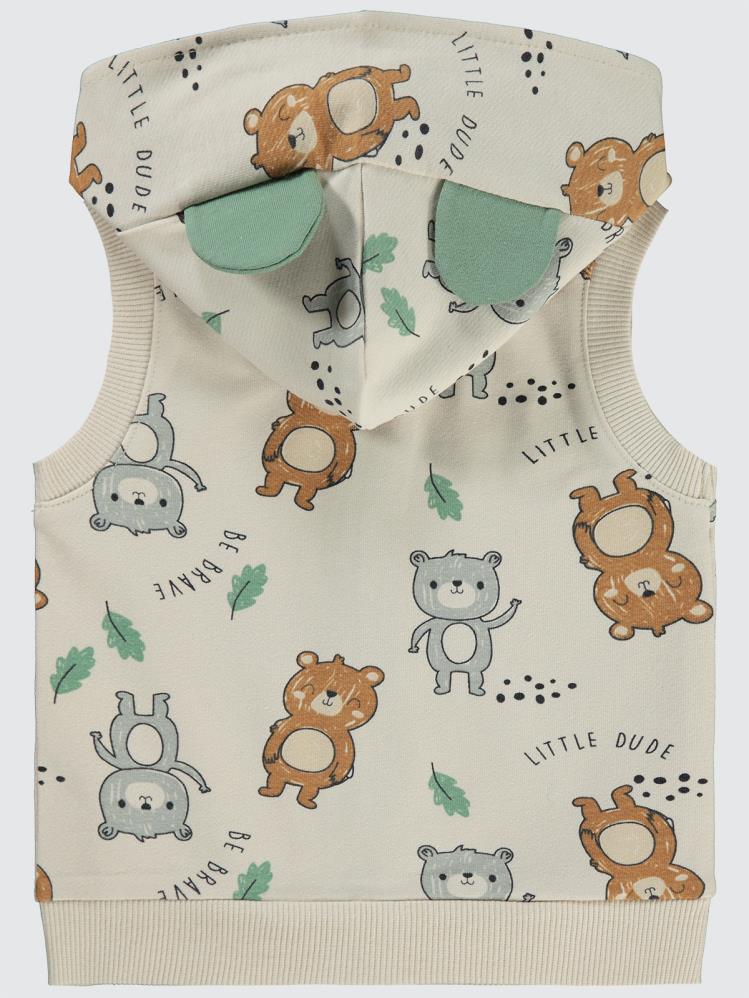 Civil Baby Ayıcıklar Empirme 6-18 Ay Yelek - Fil Dişi