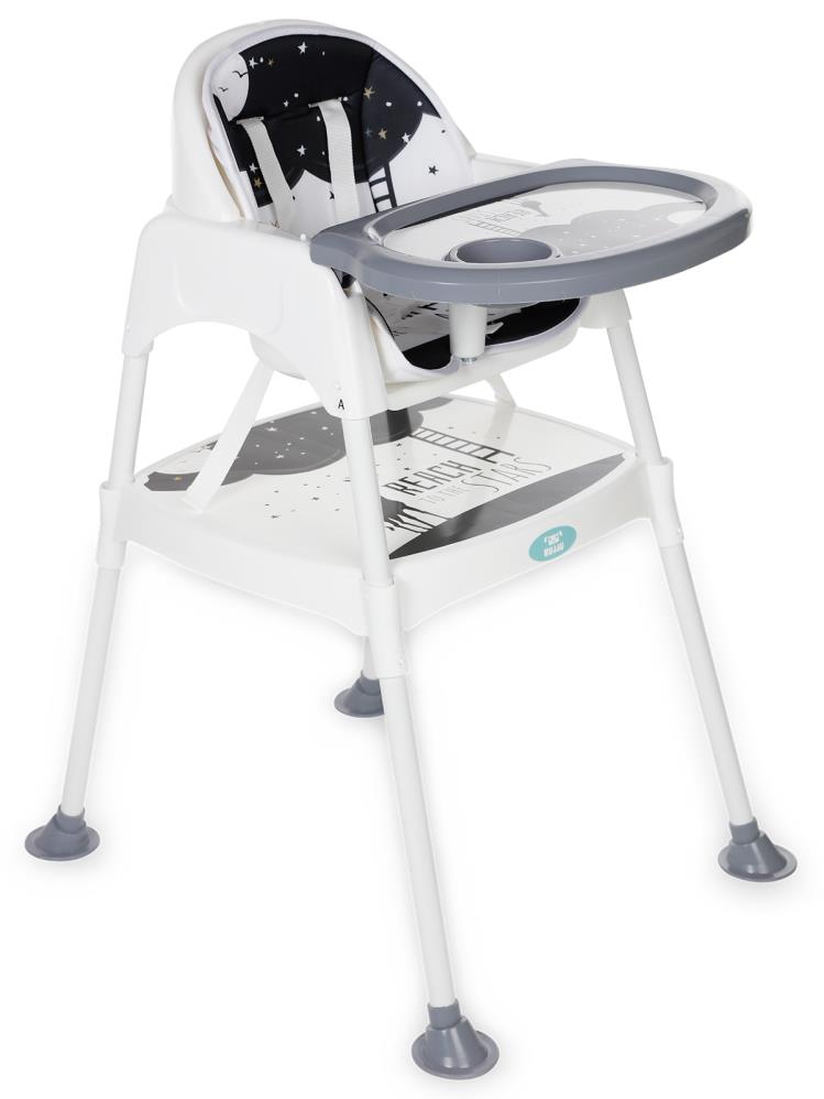 Kujju Platin 3 in 1 Mama Sandalyesi - Siyah