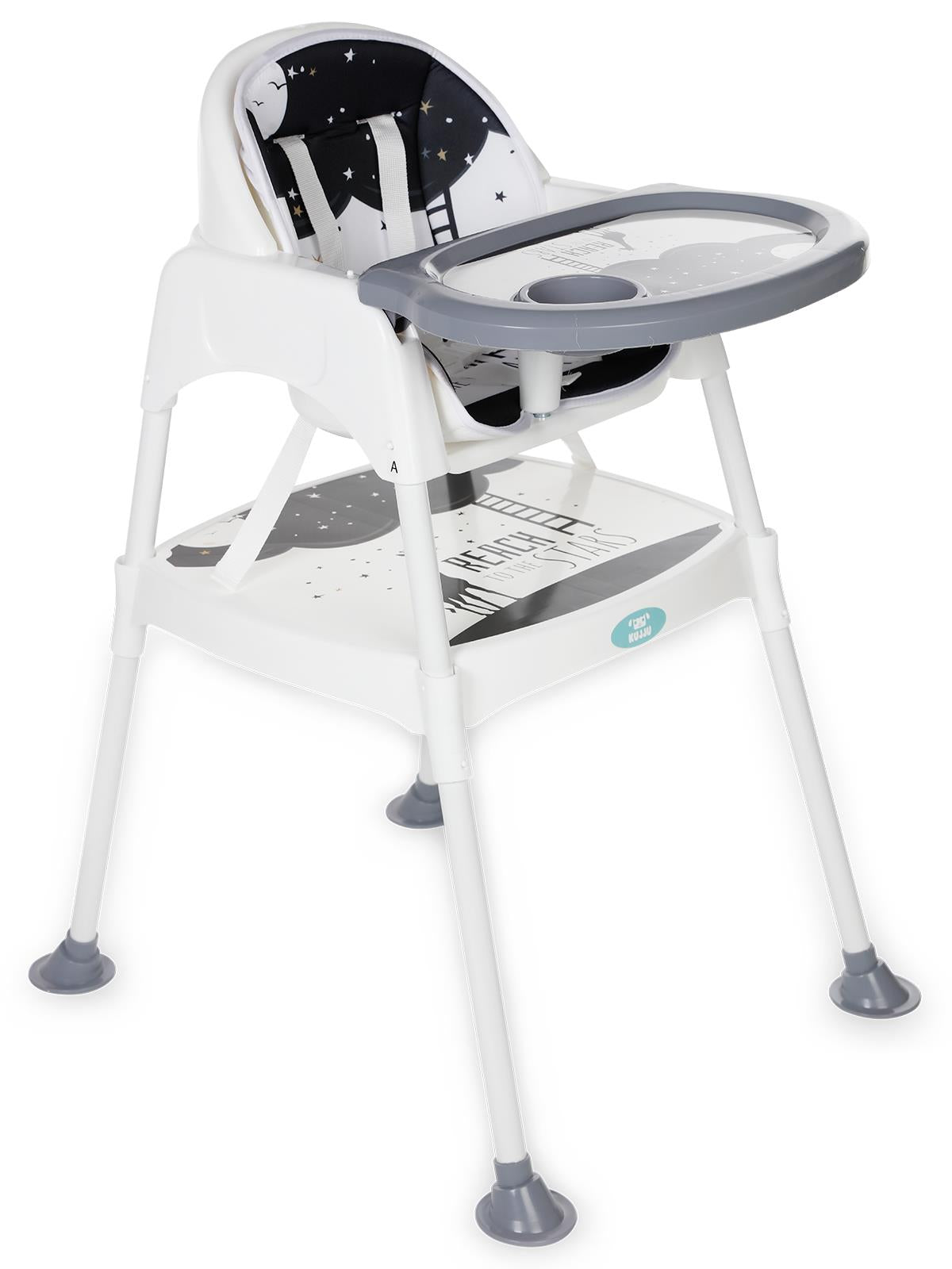 Kujju Platin 3 in 1 Mama Sandalyesi - Siyah