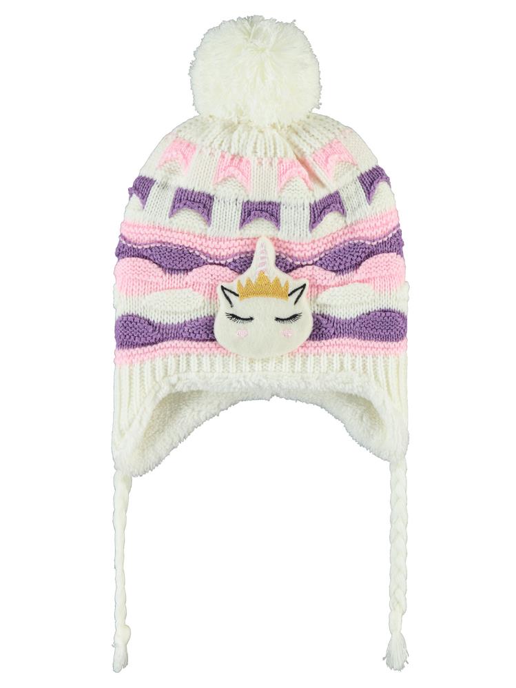 Civil Baby Unicorn Aks. 0-24 Ay Atkı Bere Eldiven Set - Pembe