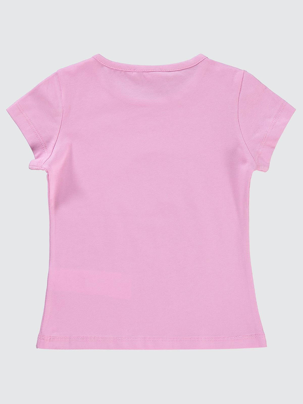 Civil Girls Mantarlar Baskılı 2-5 Yaş Tişört - Pembe