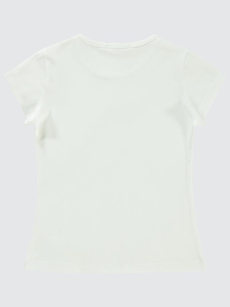 Civil Girls Basic 2-5 Yaş Tişört - Ekru