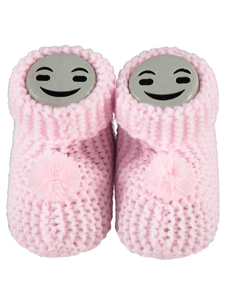 Civil Triko Ponpon Patik - Pembe