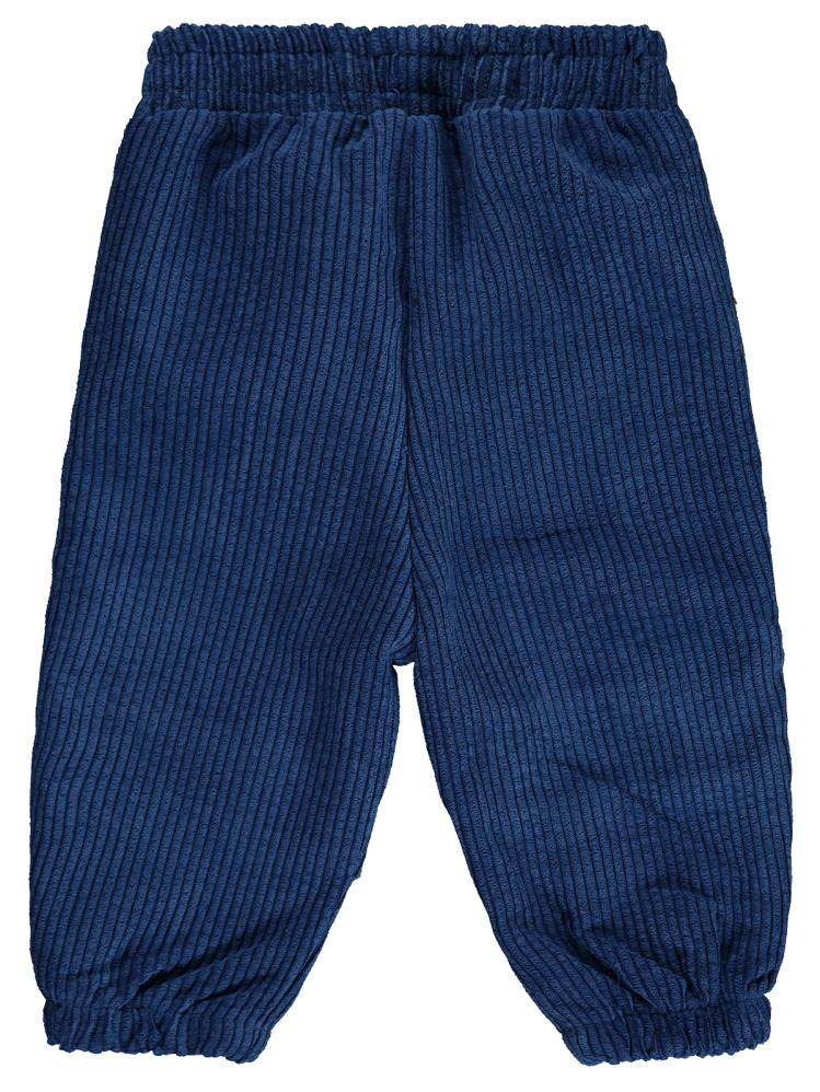 Civil Baby Bağcıklı Diz Buzgulu 6-18 Ay Pantolon - Mavi