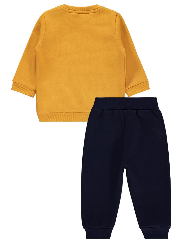 Civil Baby 2 Li Mamas Baskılı 6-18 Ay Takım - Hardal