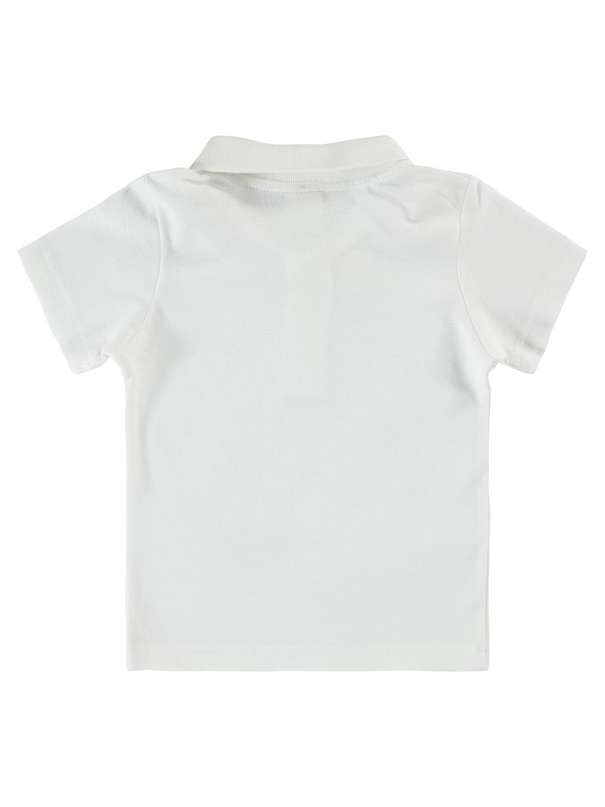 Civil Baby Palmiye Nakışlı 6-18 Ay Tişört - Beyaz