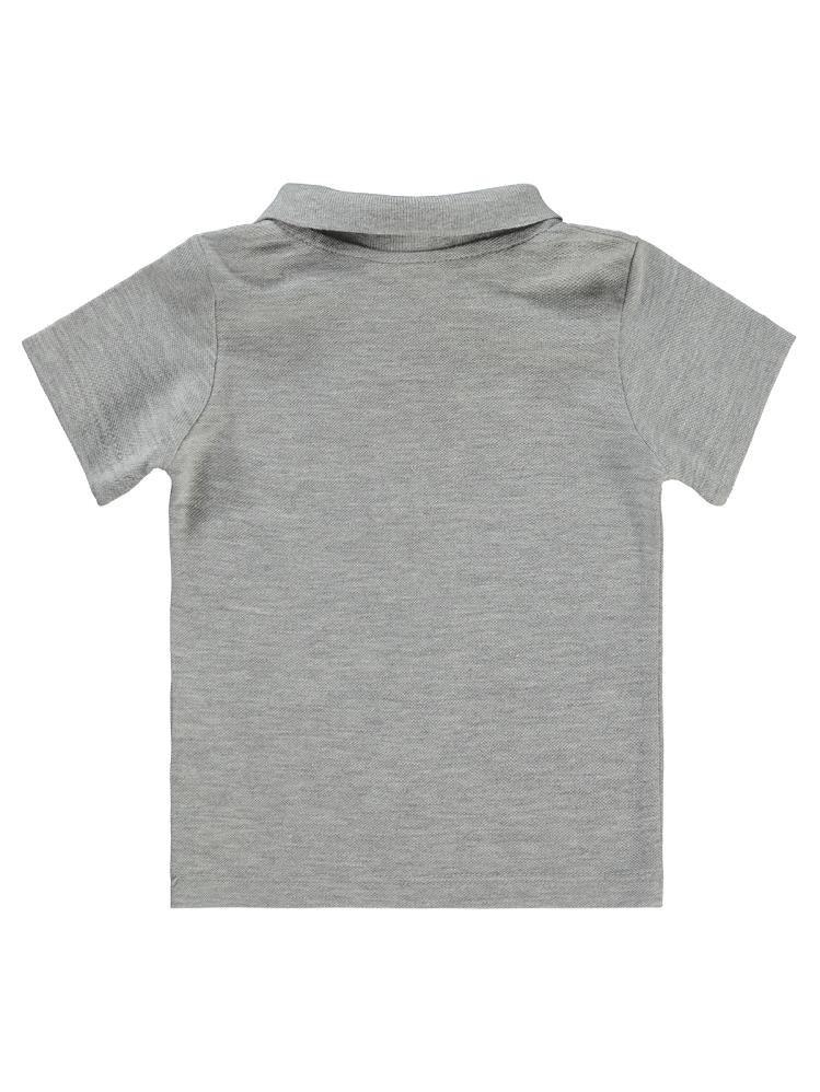 Civil Baby Palmiye Nakışlı 6-18 Ay Tişört - Gri