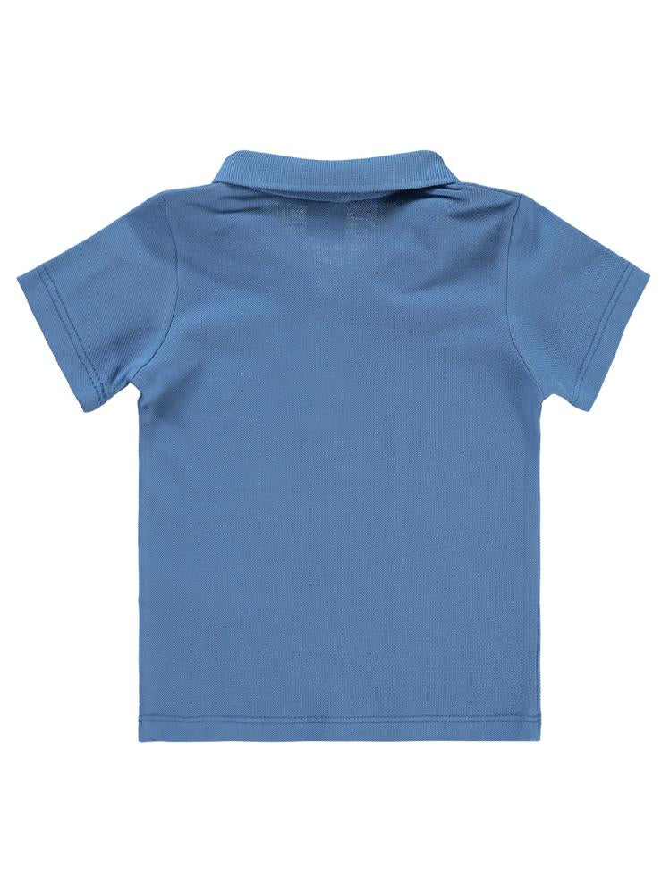 Civil Baby Palmiye Nakışlı 6-18 Ay Tişört - Mavi