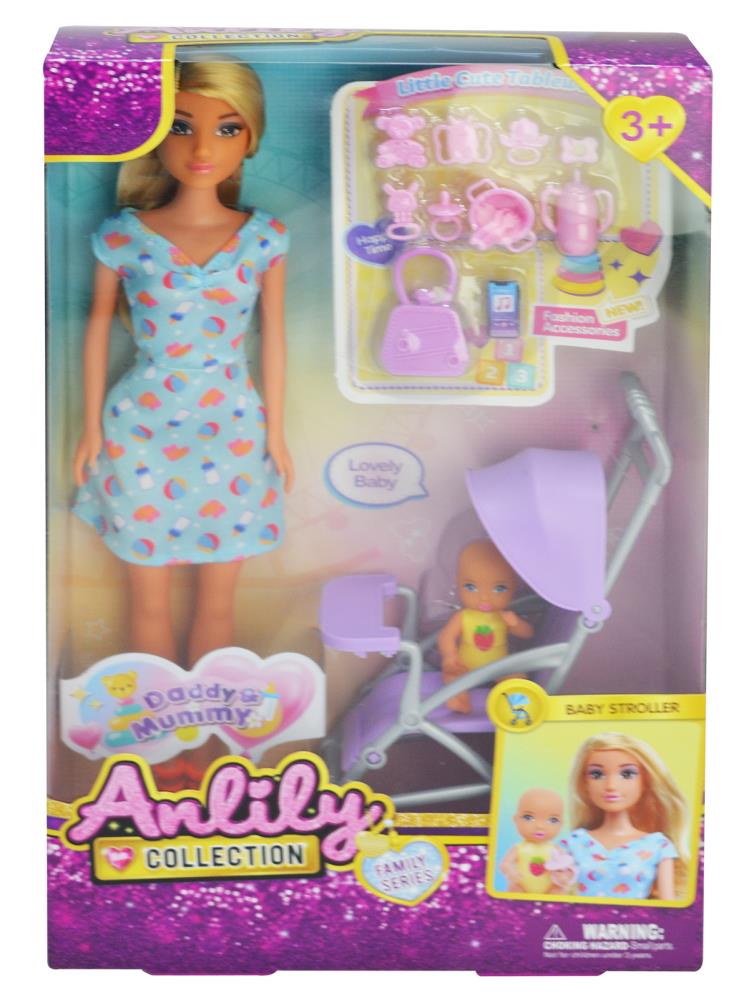Anlıly Bebek Arabası Ve Bebek Aksesuar Set