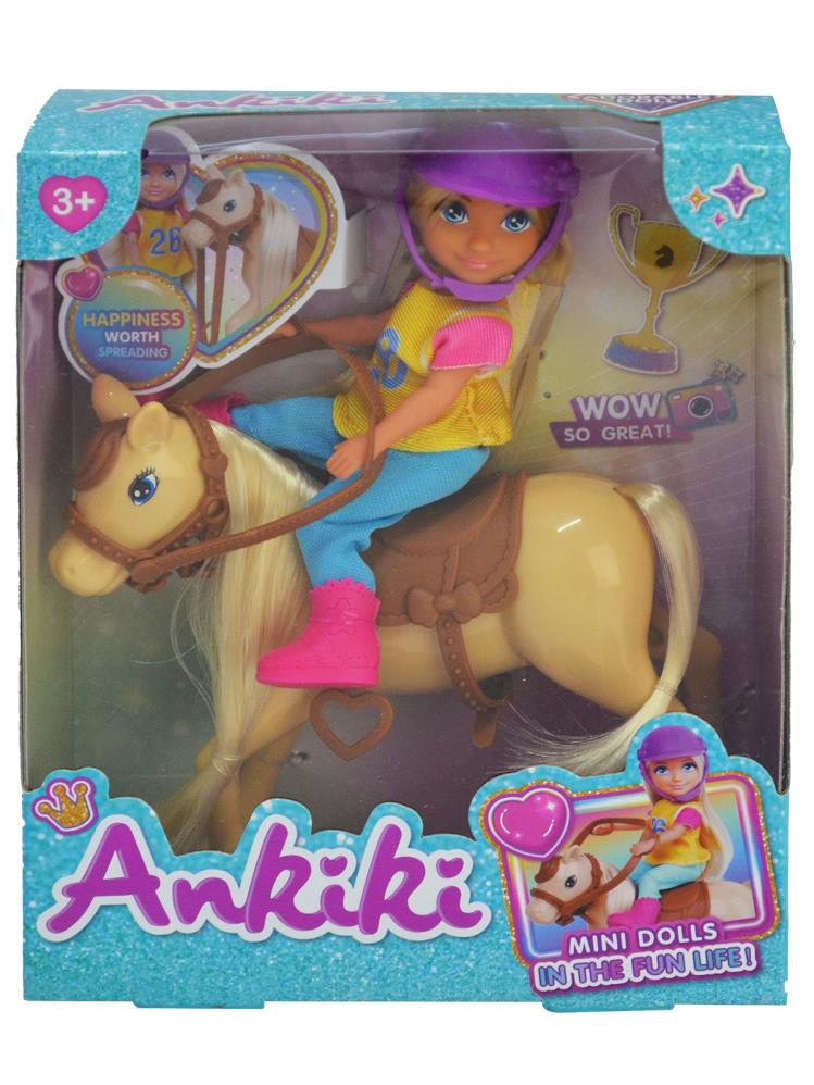 Ankiki Atlı Oyuncak Bebek Seti