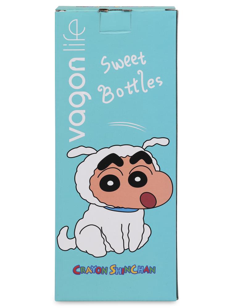 Vagonlife Crayon Shinchan Tritan Pipetli Matara 500 ml - Beyaz