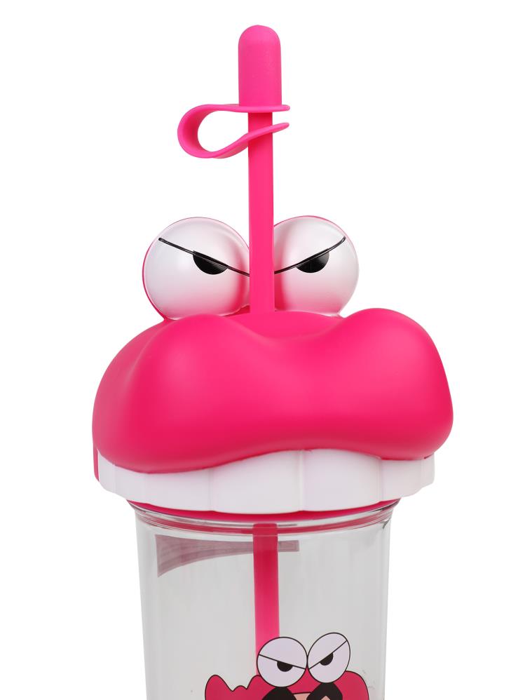 Vagonlife Crayon Shinchan Tritan Pipetli Matara 500 ml - Pembe