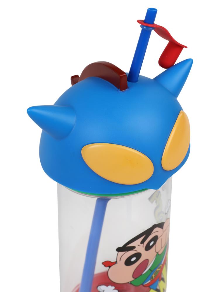 Vagonlife Crayon Shinchan Tritan Pipetli Matara 500 ml - Mavi